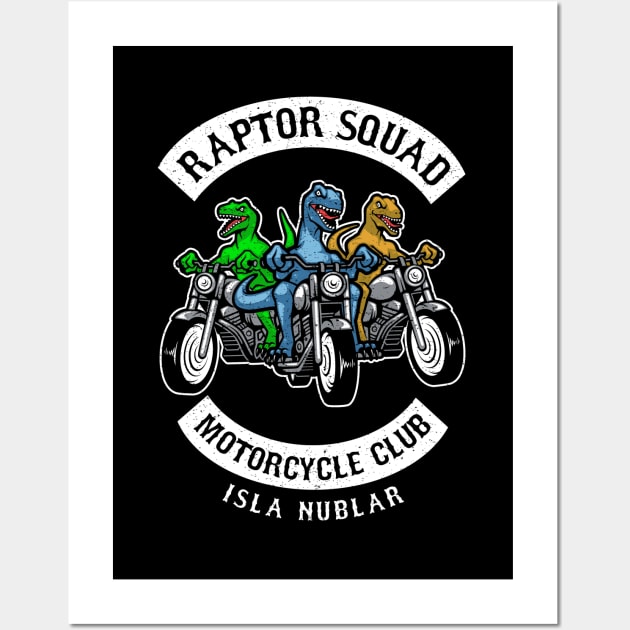 Raptor Squad Isla Nublar Wall Art by tabners